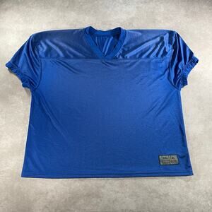 Vintage Augusta Football Blue Cuff Sleeve 3XL Jersey Hip Hop Style Sportswear